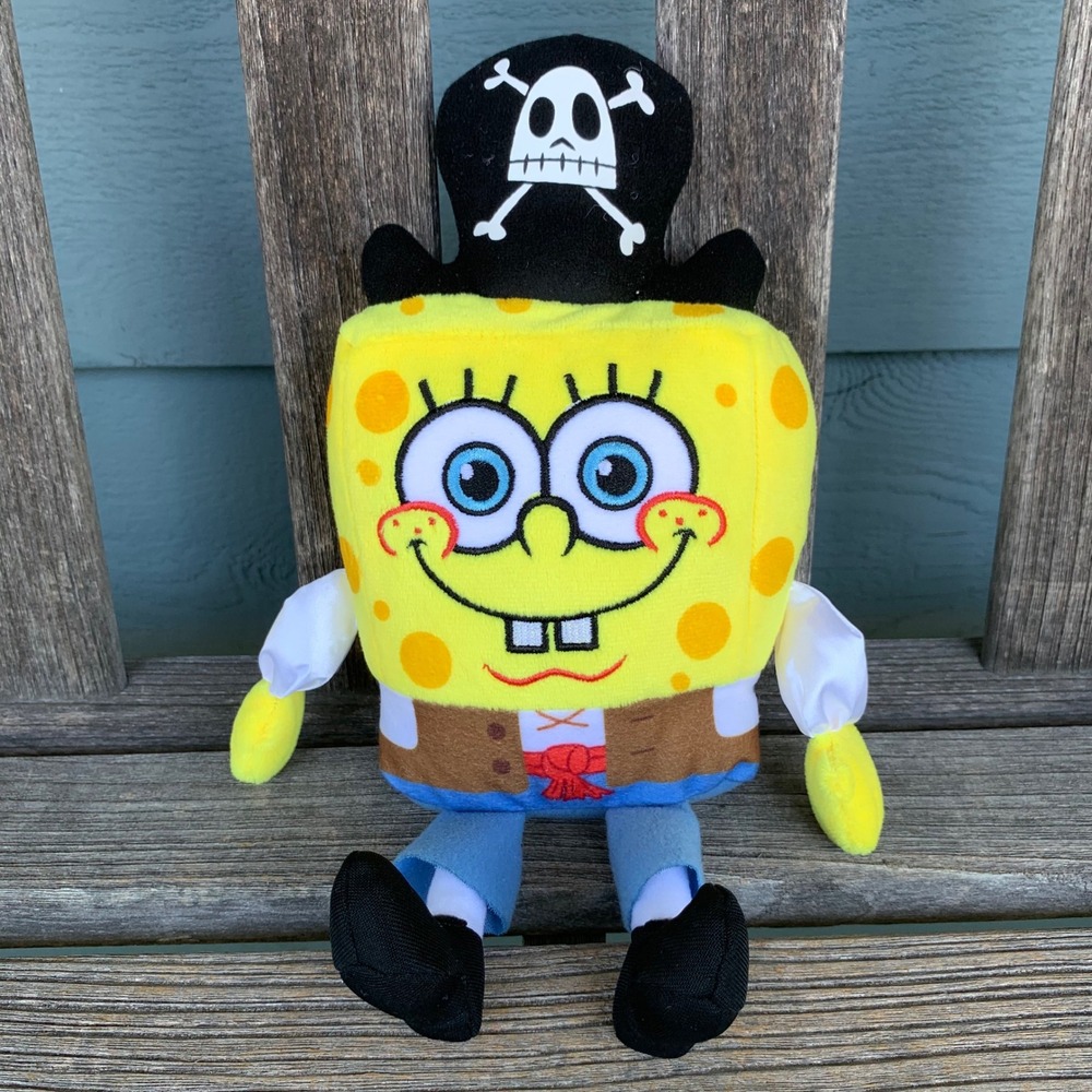 Nickelodeon SpongeBob SquarePants Movie Pirate Plush 10 Inch Snapco 2025 AMC